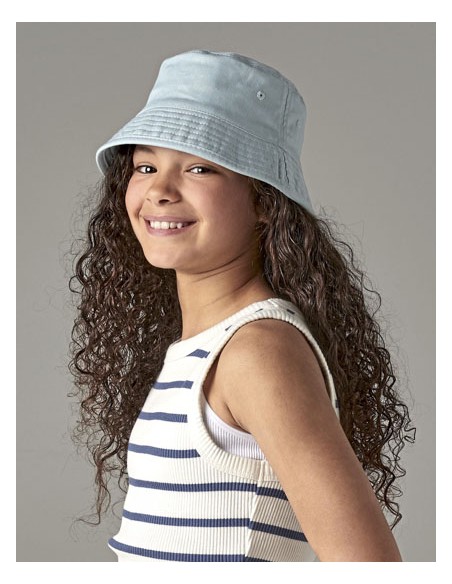 BEE-B90NB-Junior Organic Cotton Bucket Hat 2
